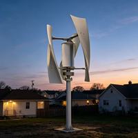 Generador Híbrido Eólico Solar para Exteriores, Turbina Eólica de Levitación Magnética de Baja Velocidad para Granjas y Villas