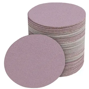 กระดาษทรายเซรามิกสีม่วงกลม5นิ้ว,แผ่นขัดกระดาษทรายกลมแบบไม่อุดตัน