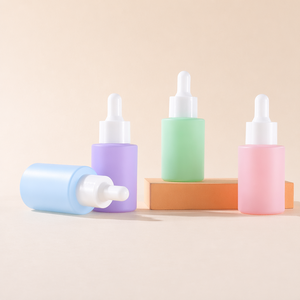 Flacon compte-gouttes en verre Macaron 30 ml en stock – <span class=keywords><strong>Bouteille</strong></span> de distribution pour solutions, essences liquides, cosmétiques et huiles essentielles - Product Image 1