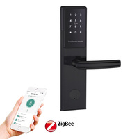 Serrure de porte d'hôtel Tuya SaaS pour hôtel intelligent E300P, entrée sans clé, contrôle par application Zigbee, encodeur de carte, mot de passe numérique, clé électronique