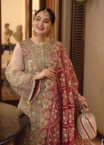 Elegante Salwar Kameez Estilo Pakistaní Sin Coser, Vestido de Novia para Mujer, Traje Salwar para Fiestas - Product Image 3