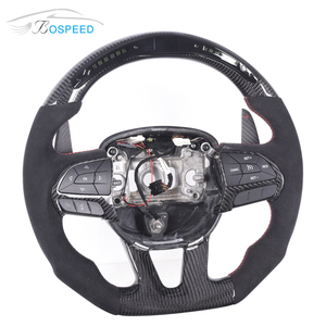 Chuyên Nghiệp Tùy Chỉnh Led Carbon Fiber LED Xe Chỉ Đạo Wheel Đối Với Dodge - Product Image 2