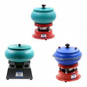 Machine à polir le jade, l'agate, l'ambre, la cire d'abeille, les perles de Bouddha en bois, avec tambour vibrant et seau de polissage - Product Image 3