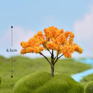 Mini Arbre Artificiel en Métal Ginkgo, Pomme, Fleur de Cerisier, Arbre à Vœux, Ornements pour la Décoration Intérieure de la Maison - Product Image 5
