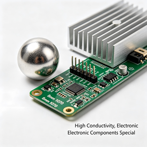 Bille en aluminium pur <span class=keywords><strong>1070</strong></span> de 8 mm, sphère en aluminium poli de haute pureté (99,7 %) pour applications électroniques, conductrices et de remplissage industriel - Product Image 2