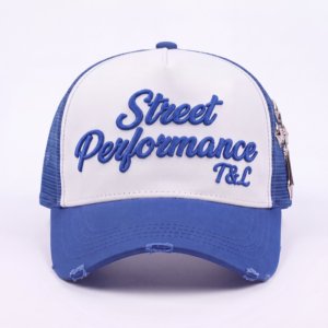 Casquette de camping 5 panneaux en faux daim et maille, personnalisable, avec broderie 3D en relief argent brillant, réglable, pour extérieur et décontractée, OEM ODM, vente en gros - Product Image 6
