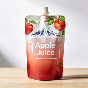 Bolsa de Bebida de Jugo Líquido de Grado Alimenticio de 200 ml con Boquilla y Tapa, Empaque con Boquilla Superior para Fruta, Piña, Durazno - Product Image 1