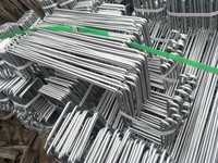 Support de suspension pour serre en fil d'acier galvanisé à chaud, pour tuyaux de chauffage et systèmes de culture, extrémité de système de suspension
