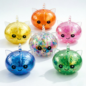 Jouet Licorne Squishy Réaliste Anti-Stress à Effet Éclatement, Jouet Alimentaire Créatif et Amusant à Presser pour Enfants, Cadeau - Product Image 1