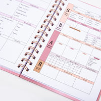 Carnet personnalisé Wire-O A5 A4, agenda, journal à couverture rigide spirale, impression OEM ODM, papier offset pour l'écriture