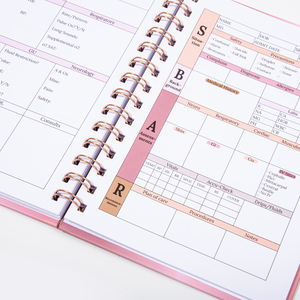 Carnet personnalisé Wire-<span class=keywords><strong>O</strong></span> A5 A4, agenda, journal à couverture rigide spirale, impression OEM ODM, papier offset pour l'écriture - Product Image 4