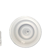Bouchons de bouteille d'eau anti-fuite réutilisables et recyclables en plastique de 24 mm avec bec verseur long et embout poussoir-tirant léger et anti-déversement