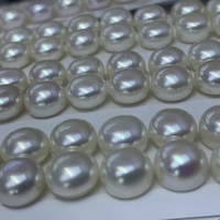 Perles de culture d'eau douce en vrac, perles naturelles authentiques pour la fabrication de bijoux, vente en gros