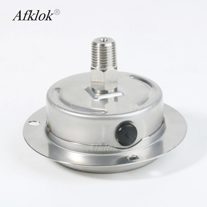 사용자 정의 304 스테인레스 스틸 압력 게이지 0-400 바 63mm 다이얼 1/<span class=keywords><strong>4</strong></span> 인치 남성 NPT - Product Image 3