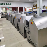 Nouvelle trancheuse à viande automatique haute performance, lame en acier inoxydable, épaisseur réglable, capacité de 300 kg/h pour la transformation de la viande séchée (beef jerky)