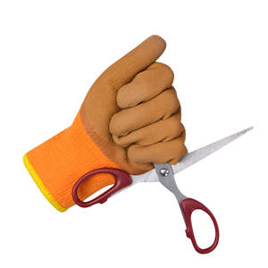 Gants de sécurité personnalisables en mousse de <span class=keywords><strong>latex</strong></span> <span class=keywords><strong>orange</strong></span> industrielle à texture lisse pour hommes, usage général - Product Image 6
