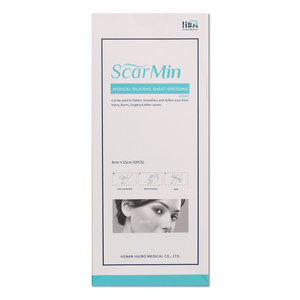 Vente directe d'usine HBM ScarMin Pansement en silicone médical <span class=keywords><strong>pour</strong></span> les <span class=keywords><strong>cicatrices</strong></span> causées par des blessures, des brûlures, des interventions chirurgicales et autres causes - Product Image 1