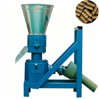 Machine à fabriquer des granulés d'aliments pour animaux de 150-200 kg/h pour les fermes et l'usage domestique, machine à granulés d'aliments pour volailles, équipement de traitement des aliments pour animaux