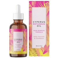 Huile Essentielle de Cyperus Rotundus Bio Pressée à Froid 60ml Marque Blanche – Inhibiteur Naturel de Croissance des Poils Corporels et Huile Lissante pour la Peau