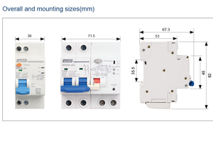 72 Mét hồ quang điện dập tắt lỗi phát hiện đơn vị afci 32A 40A 63A afdd Breaker cho phòng cháy chữa cháy - Product Image 6