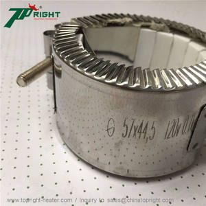 ID57mm isolation résistance à la chaleur 600c usine électrique céramique bande extrudeuse chauffage pour machine plastique - Product Image 1