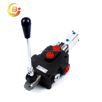 Vanne de commande directionnelle monobloc hydraulique pneumatique pilotée série P80 80L/min, personnalisée pour tracteurs et machines agricoles