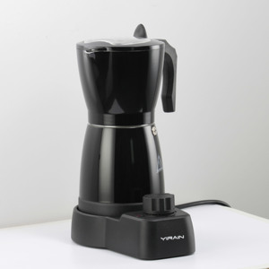 <span class=keywords><strong>Moka</strong></span>-cafetera eléctrica con temporizador, máquina de café de aluminio con apagado automático, OEM - Product Image 5