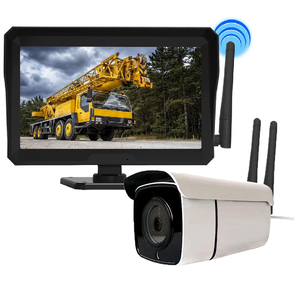 Système <span class=keywords><strong>de</strong></span> caméra sans fil avec zoom <span class=keywords><strong>optique</strong></span> 30x, écran <span class=keywords><strong>de</strong></span> 10,1 pouces pour la construction, grue à tour, vue latérale, camion, haute visibilité - Product Image 1