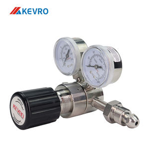 Dual Gauge Hogedrukgasregelaar 316 Roestvrijstalen 1/4 "Npt 3000 Psi Voor Laboratorium-En Analytische Apparatuur - Product Image 2