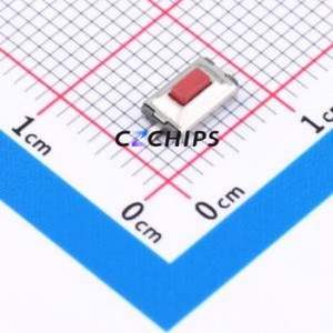 HX-3x6x2.5-A-R Tactile Switch SMD Switch Single Pole Single Throw 2.5N Vertical Mount 6.1mm - Product Image 1