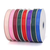 Ruban gros-grain de 196 couleurs, 100 yards, largeur 7/8 pouce (22 mm), ruban uni pour la vente en gros
