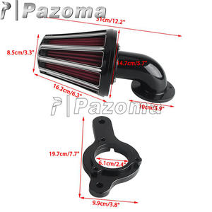 เครื่องทำความสะอาดอากาศรถจักรยานยนต์90 ° ประสิทธิภาพสูงสำหรับ Harley softail <span class=keywords><strong>2018</strong></span> + Touring <span class=keywords><strong>Road</strong></span> <span class=keywords><strong>King</strong></span> 2017-2023 - Product Image 3