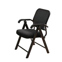 Chaise de bureau pliable avec cadre métallique rembourré, confortable, design minimaliste moderne, pour la maison, la salle de conférence et la formation