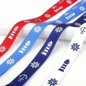 4pcs/set Cruise Pattern <b>Lanyard</b> 4 Colors With 4 Card Cases Cruise Pattern <b>Lanyard</b> Set Adjustable With Card Supply Accessories - Product Image 6