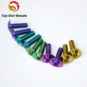 TITST <span class=keywords><strong>Gr5</strong></span> M6 * 20 Pernos <span class=keywords><strong>Gr5</strong></span> Titanio Cabeza delgada con zócalo Torx - Product Image 2