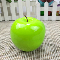 Frutas Artificiales de Plástico, Simulación de Plátano, Manzana y Sandía, Moldeadas por Inyección, 10 cm, Pequeñas, para Halloween, Hogar, Bodas y Decoración de Habitaciones