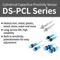 Sensor Proximitas Kapasitif Dass Grosir Seri DS-PCL-M12 Berperingkat IP67 Output NPN/PNP DC 10~30V Jarak Deteksi 1mm/2mm