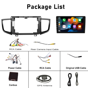 Radio de coche Crbrillar de 10,1 pulgadas, Android 12, Carplay, Android, GPS automático, RDS, HIFI, compatible con cámara AHD para Honda Pilot 2016 - Product Image 6