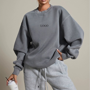F230526 felpe personalizzate <span class=keywords><strong>con</strong></span> cappuccio OEM ODM Logo Unisex cotone comodo cotone Casual maglione <span class=keywords><strong>felpa</strong></span> da donna - Product Image 1