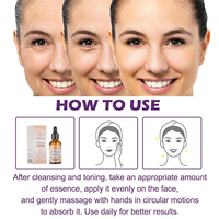 Sérum de lifting facial original en marque propre, soin de la peau coréen, lissant, anti-âge, sérum pour le visage au collagène avec acide hyaluronique