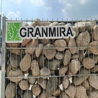 Mur de soutènement en gabions en acier galvanisé, clôture de sécurité, treillis soudé rempli de pierres pour usage extérieur