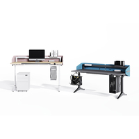 Bureau de travail ergonomique réglable en hauteur, design moderne, bureau assis-debout pour ordinateur