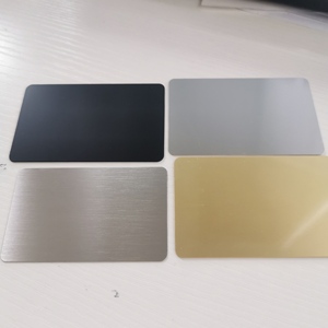 งานแกะสลักเลเซอร์0.5มม. 0.8มม. สำหรับงานปาร์ตี้วันเกิดเปล่ามาตรฐานนามบัตรโลหะอโนไดซ์ตามสั่ง - Product Image 1