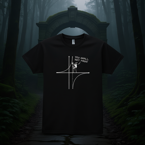 Camiseta con diseño gráfico You Shall Not Pass, color negro, unisex, talla mediana para adultos - Product Image 3