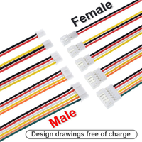 2 3 4 5 6 7 8 9 10 11 12 13 14 15 16 Pin Jst-ph Charge Balance 3 Pin Jst 4-pin ph 2.0 Perakitan Kabel Kustom 2.0mm