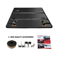 Couvercle de Tonneau rétractable en aluminium d'usine pour Nissan Navara NP300 D40 D22 couvercles pliants durs Toyota Pickup Tacoma Isuzu GMC