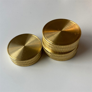 Pièce vierge en laiton usinée CNC, moletée diamant, pour gravure artisanale DIY - Product Image 3