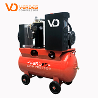 Vente chaude compresseur d'air à vis 3kw 4kw 5,5 kw 3hp 5,5 hp compresseur électrique original meilleur mini compresseur rotatif air 200l 100l