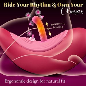 Scarletsin Electric Wooden Horse <b>Vibrator</b> Female Masturbation Remote Control Multi Speed <b>Vibration</b> 10 Segment Frequency - Product Image 3