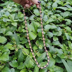 Tacchino colore Diaspore di vetro estate nuova squisita collana di perline collana Sultanite il calcio taglia il rosario - Product Image 4